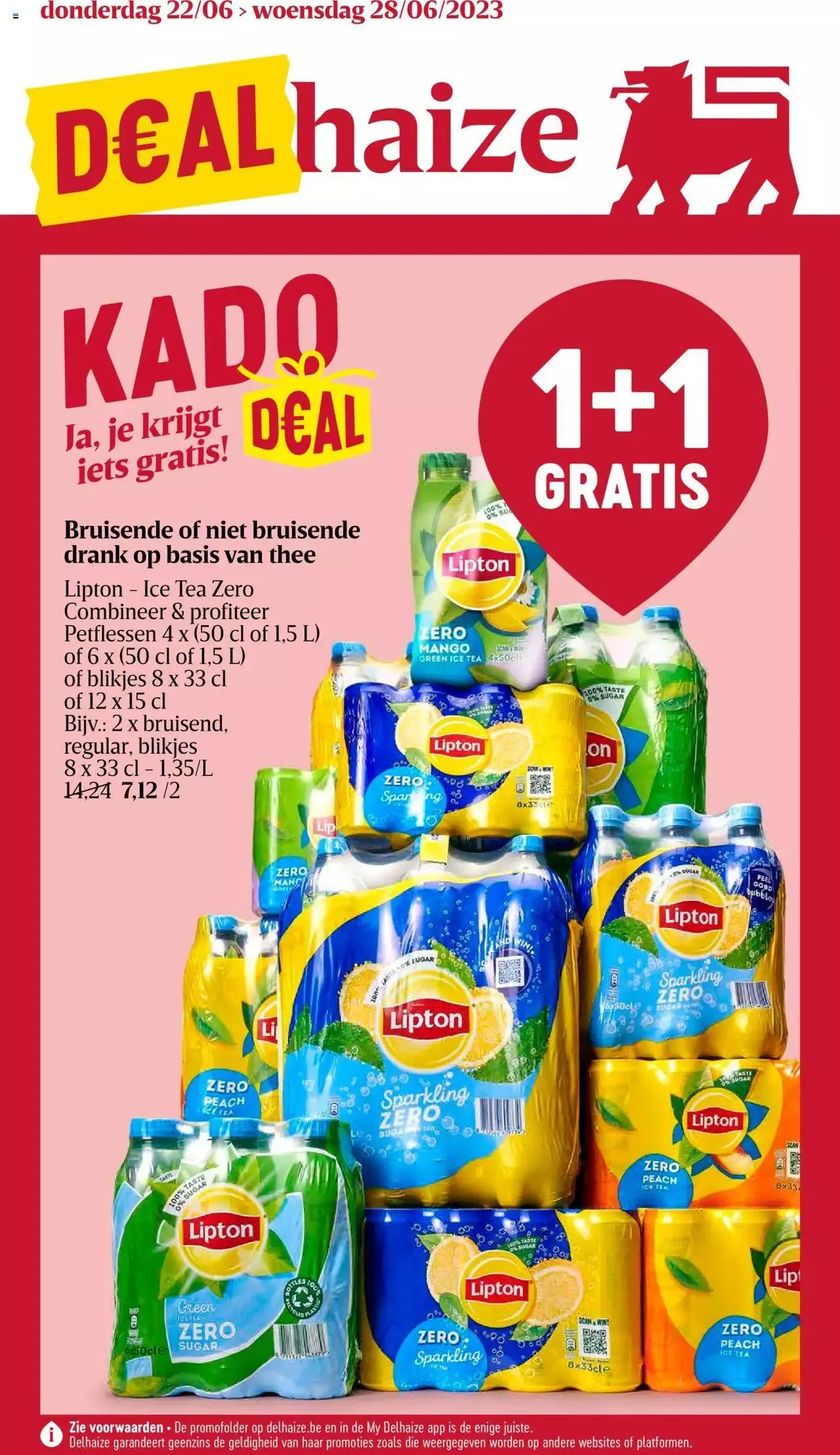 Delhaize folder week 25 van 28 juni tot 31 december 2023 - folder pagina 1