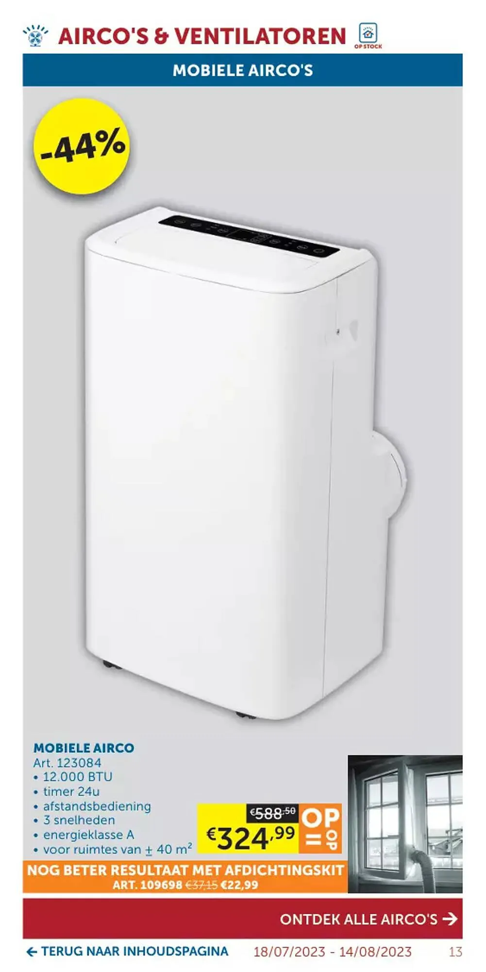 Zelfbouwmarkt folder van 18 juli tot 14 augustus 2023 - folder pagina 13