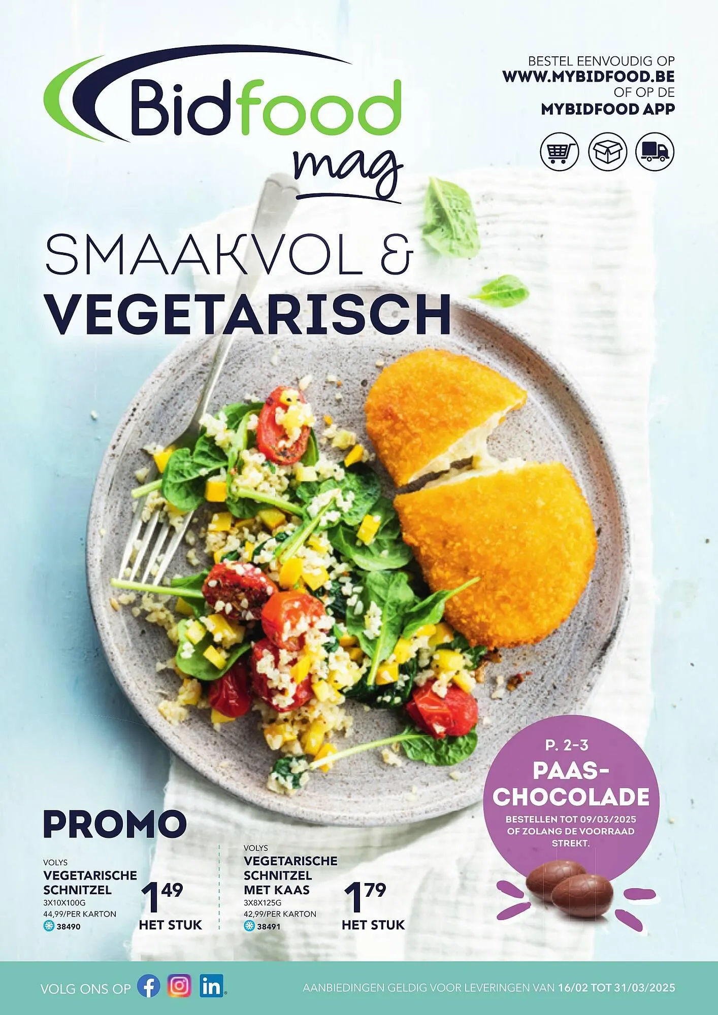 Bidfood folder van 16 februari tot 31 maart 2025 - folder pagina 1