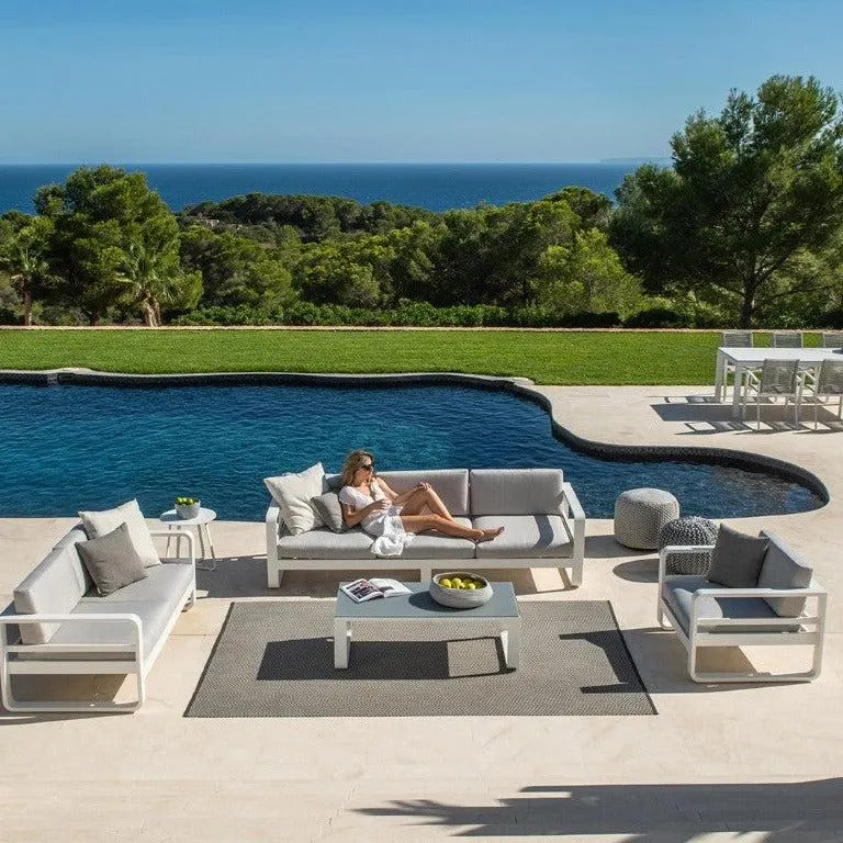 Reno Loungeset White Mat I Jati & Kebon