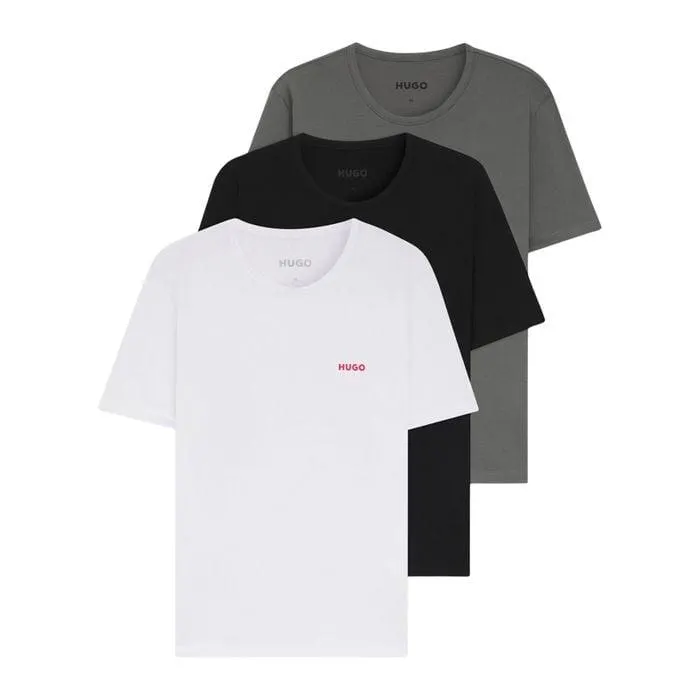 Cotton Jersey Crew Shirt Heren (3-pack)