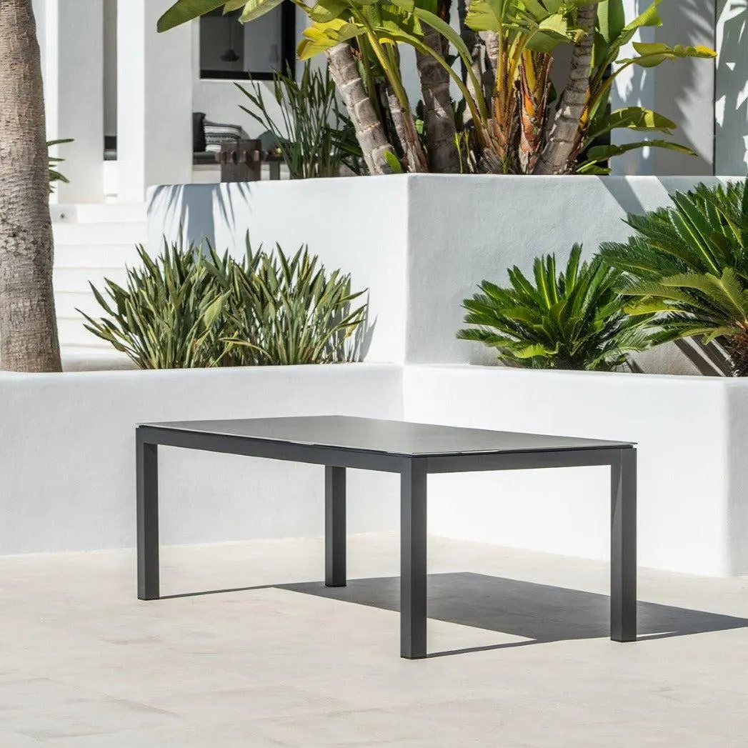 Danli tuintafel charcoal mat 280x100