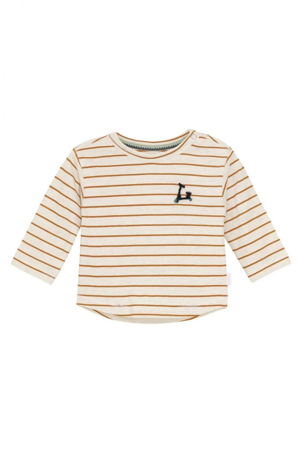 Longsleeve Sanborn - Stripe Pattern White