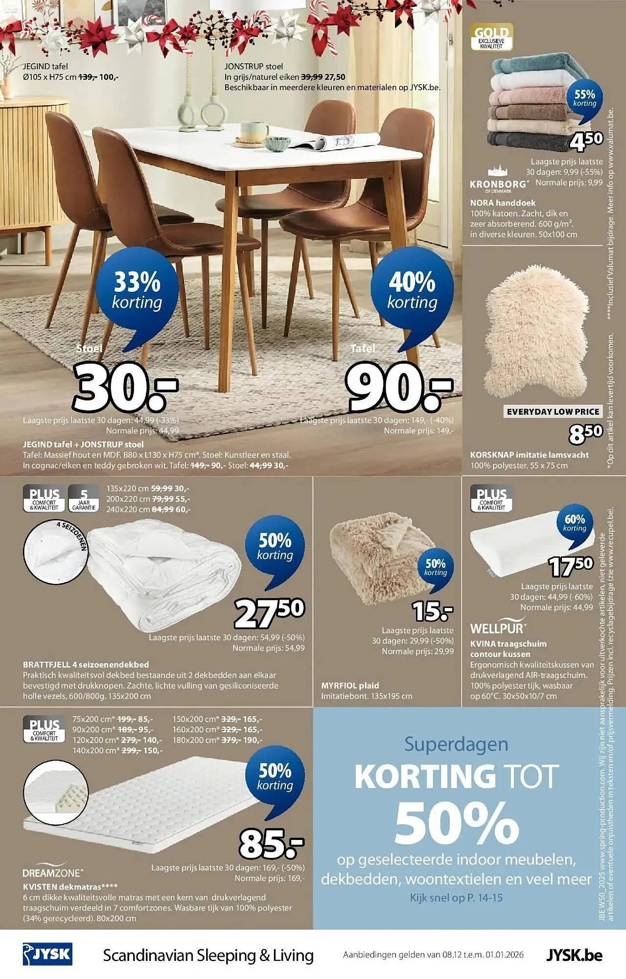 Jysk folder van 7 december tot 1 januari 2026 - folder pagina 16
