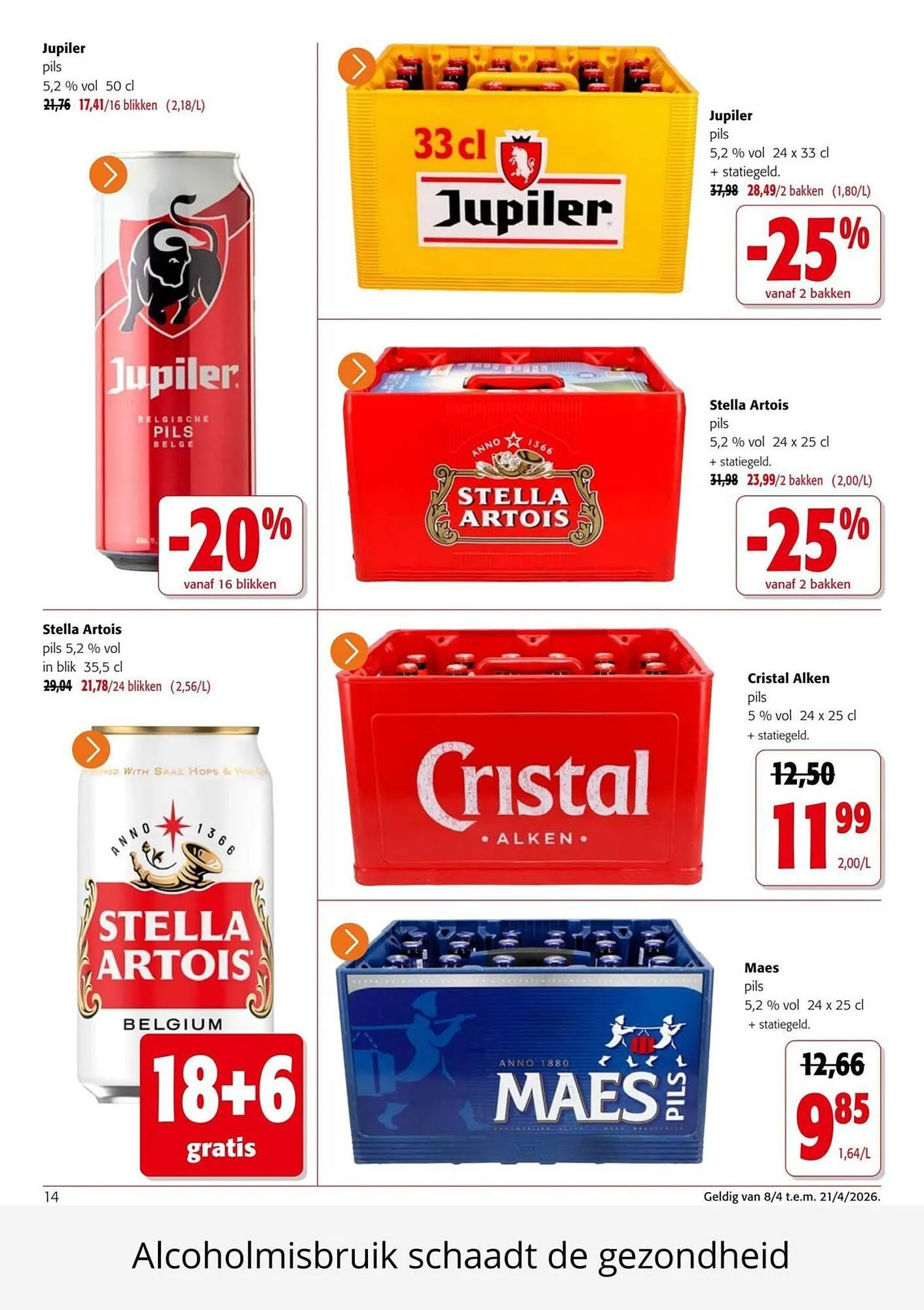 Colruyt folder van 8 april tot 21 april 2026 - folder pagina 14