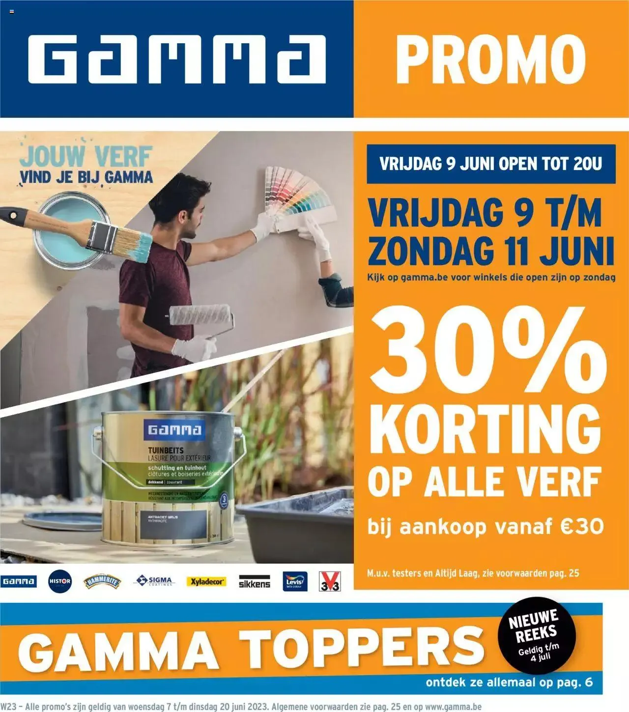 GAMMA folder van 11 juni tot 31 december 2023 - folder pagina 1