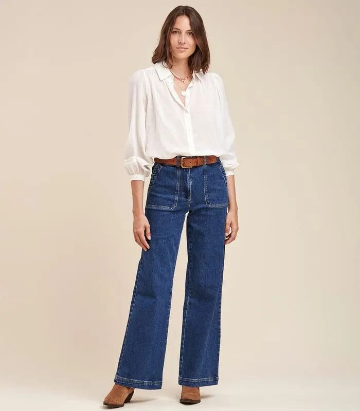 Jean Flare in biologisch katoen