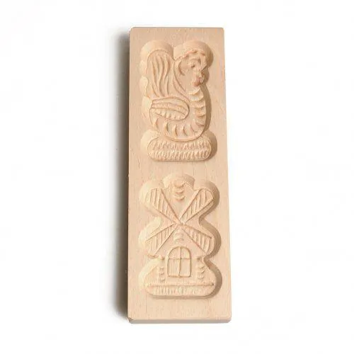 Speculaasplankje met twee figuren