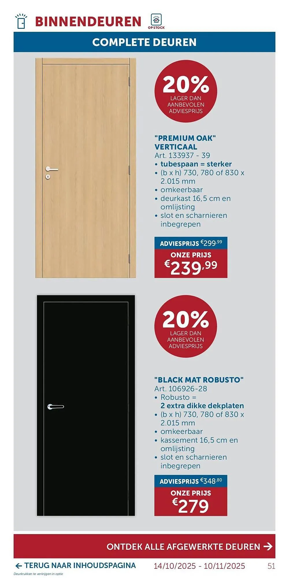 Zelfbouwmarkt folder van 14 oktober tot 10 november 2025 - folder pagina 51