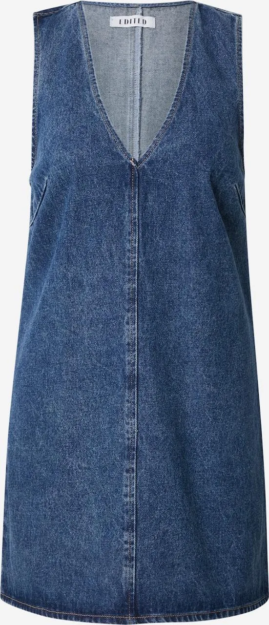 EDITED Jurk 'Xristina' in Blauw, Blauw Denim