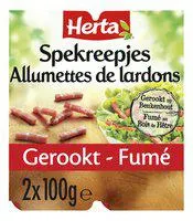 allumettes lardons fumé