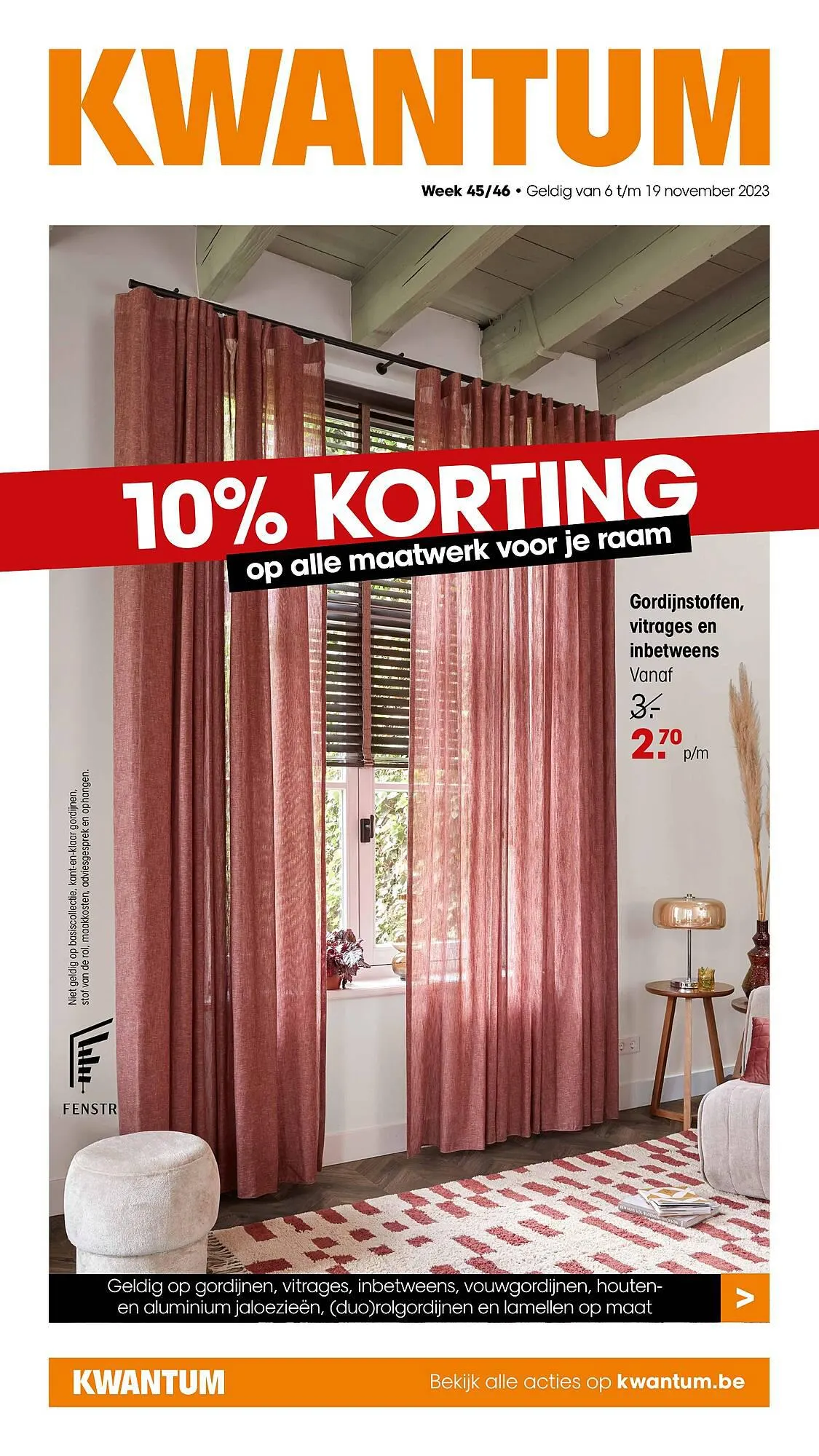 Kwantum folder van 6 november tot 19 november 2023 - folder pagina 1