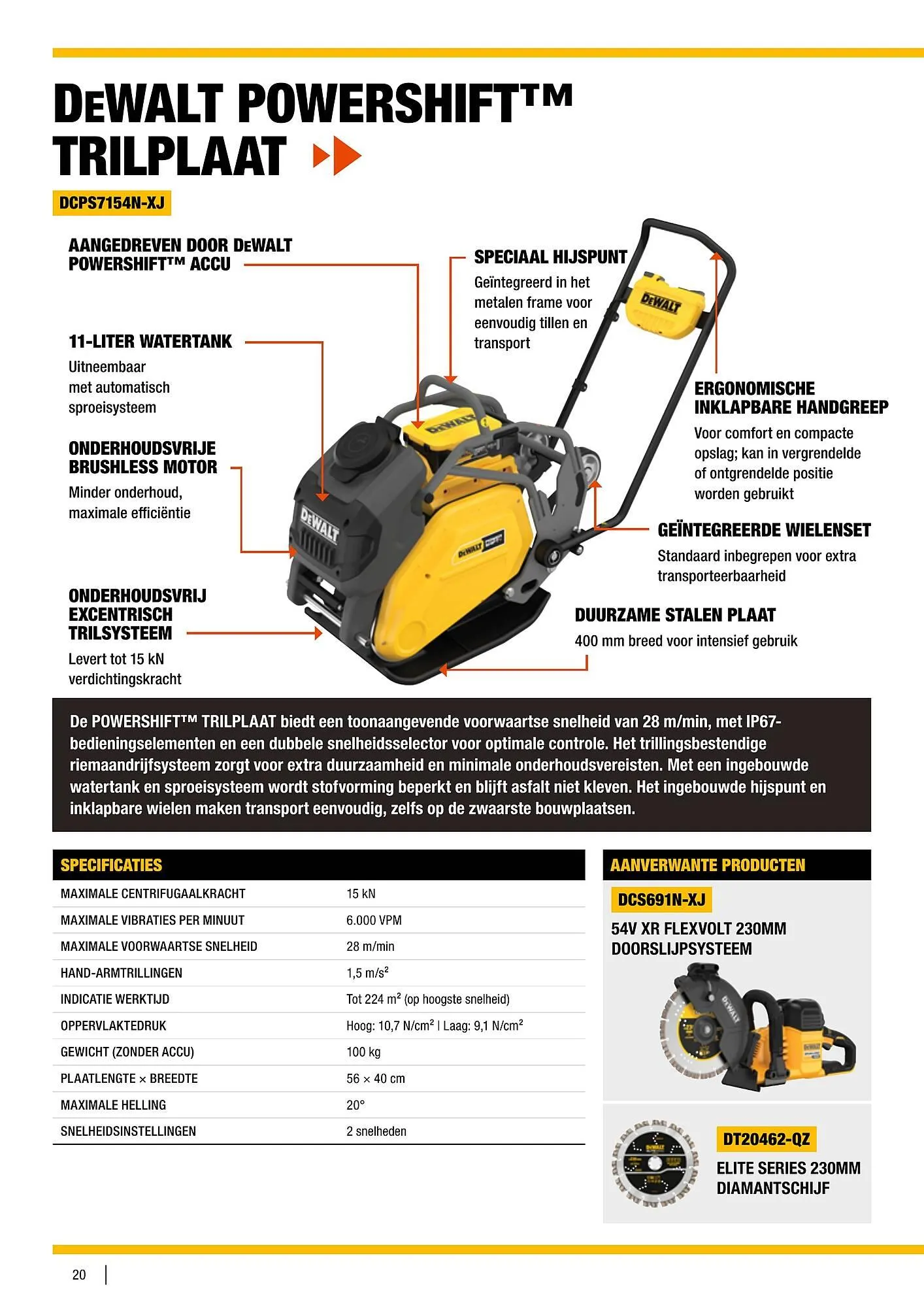 DeWALT folder van 1 september tot 31 december 2025 - folder pagina 20