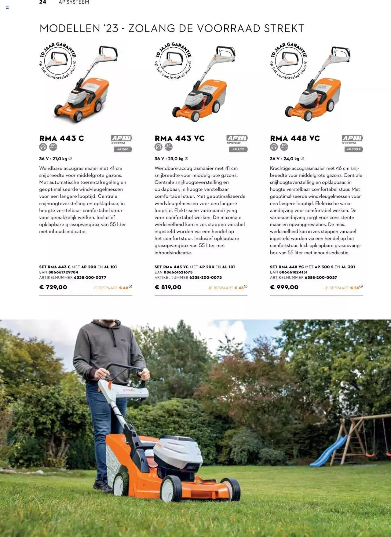 Aveve Gids tuinmachines van 8 april tot 31 december 2024 - folder pagina 24
