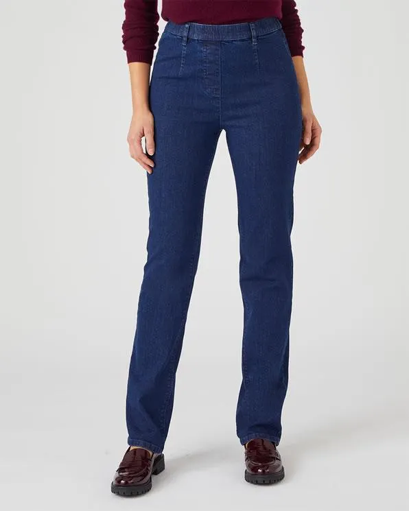 Jeans met platte buik-effect