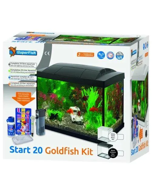 Superfish Aquarium Start 20 Goldfish Kit Led 16 l - Aquaria
