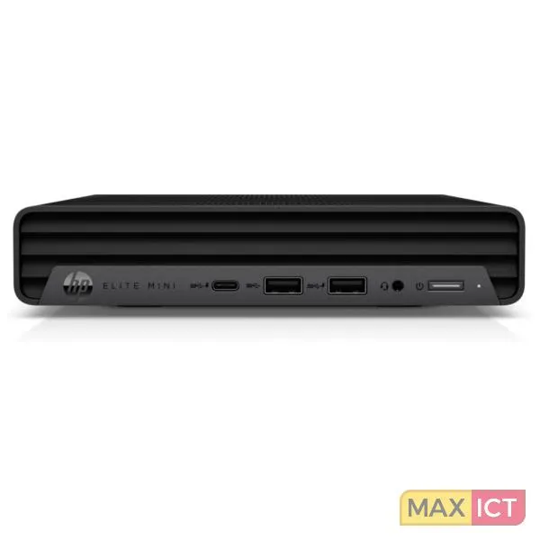 HP Elite Mini 600 G9 Mini PC Intel® Core™ i5 i5-12500T 8 GB DDR4-SDRAM 256 GB SSD Windows 11 Pro Zwart