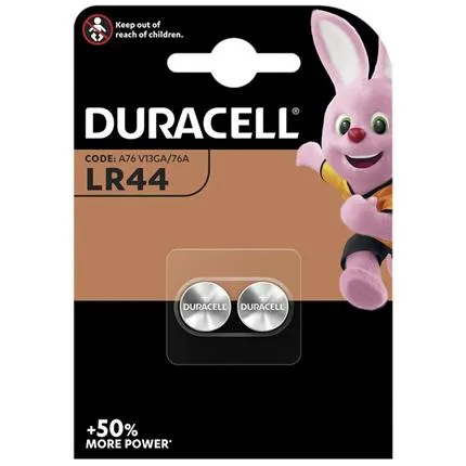 Duracell LR44 Knoopcel Alkaline