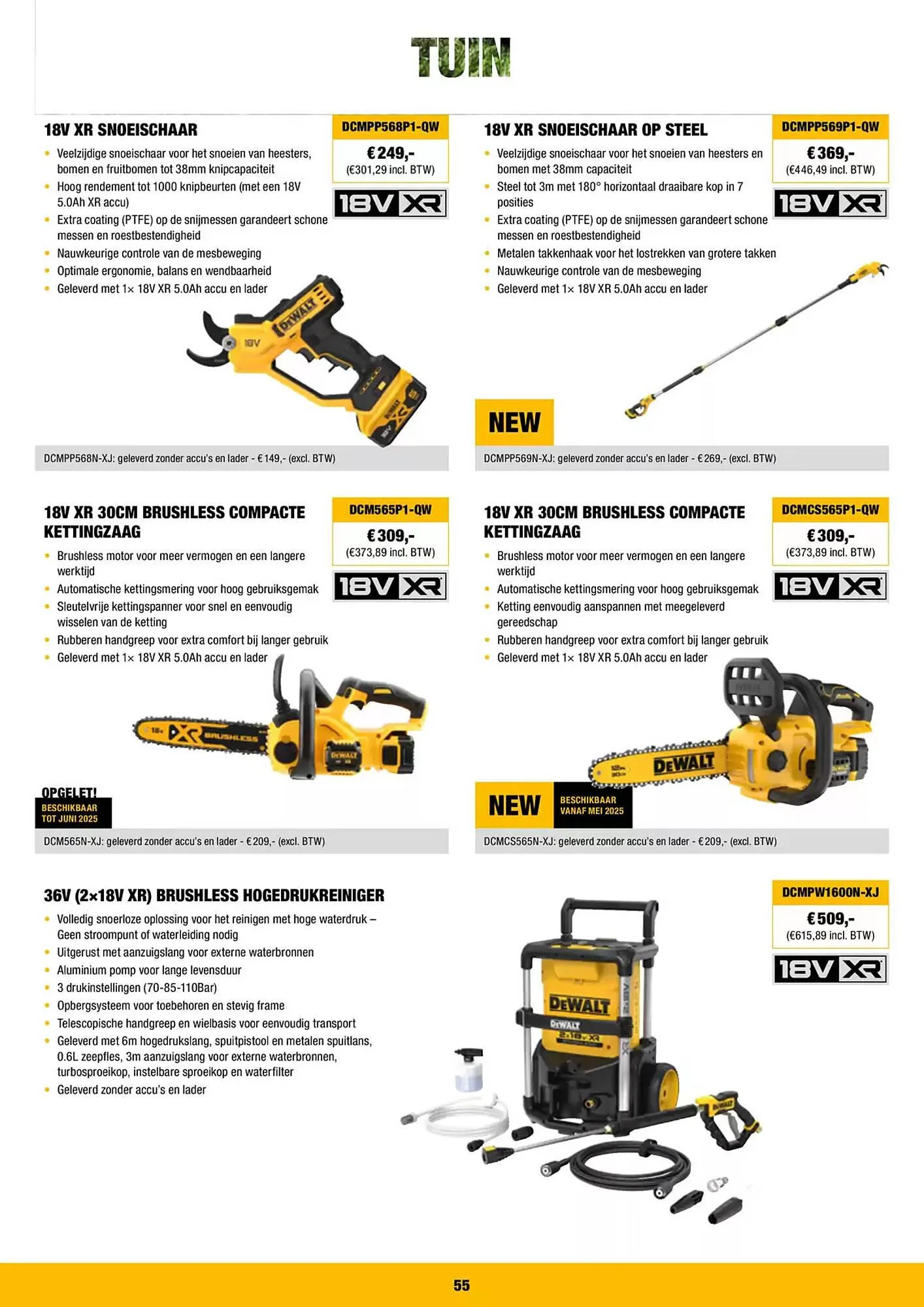 DeWALT folder van 3 februari tot 31 augustus 2025 - folder pagina 55