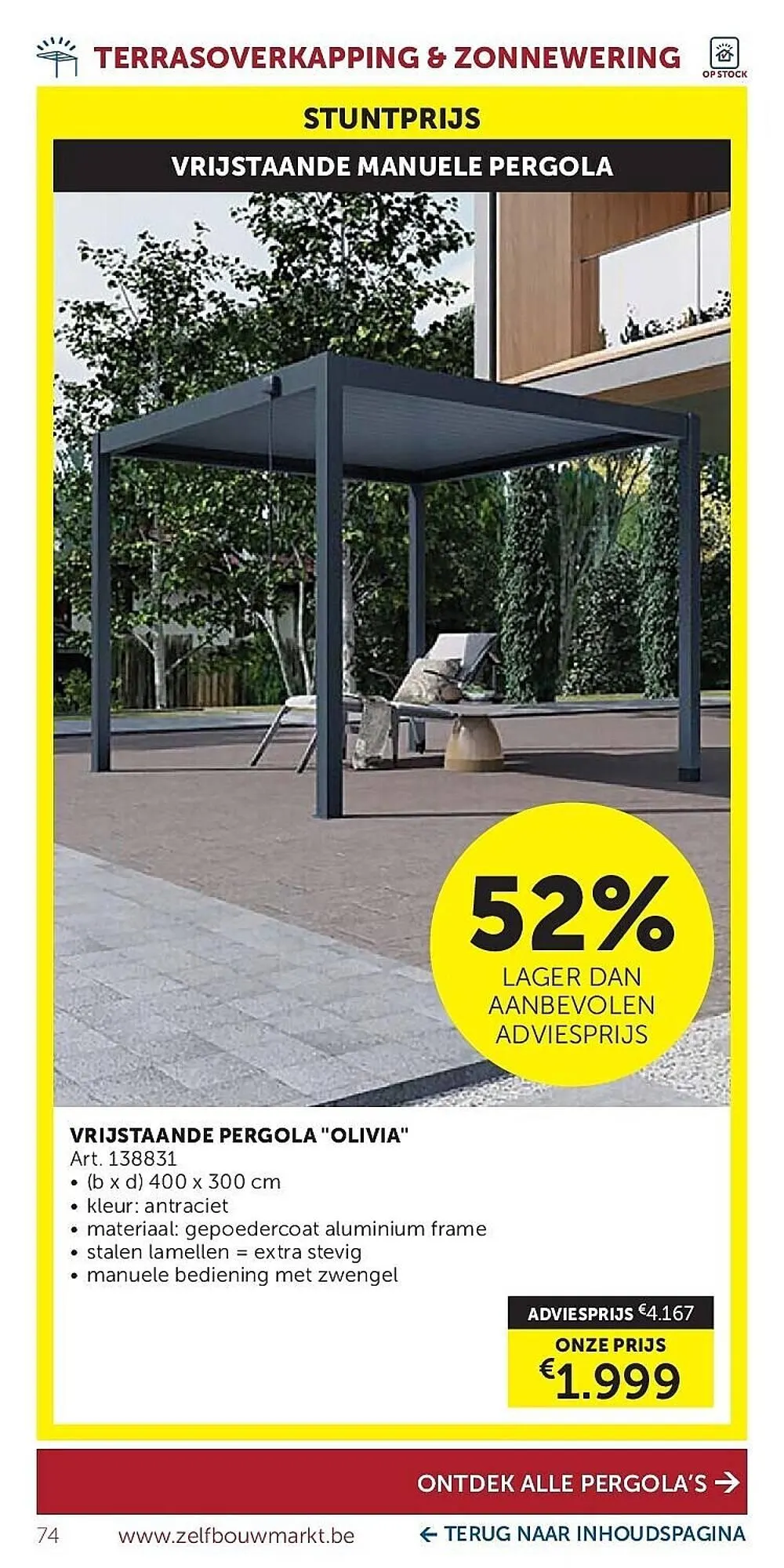 Zelfbouwmarkt folder van 21 april tot 18 mei 2026 - folder pagina 74