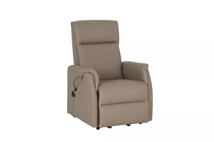 Relaxzetel Pope elektrisch lederlook earth