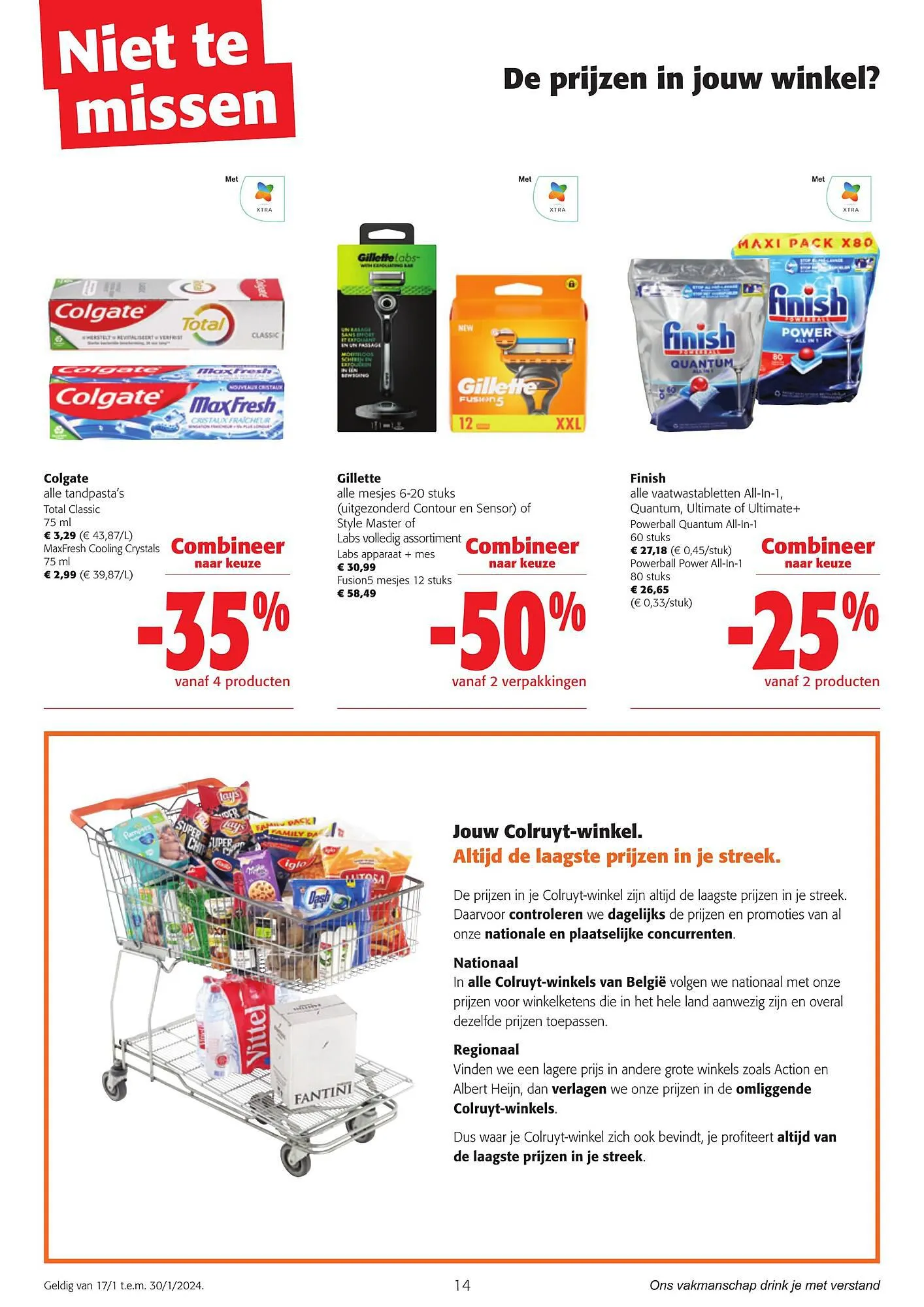 Colruyt folder van 17 januari tot 30 januari 2024 - folder pagina 14