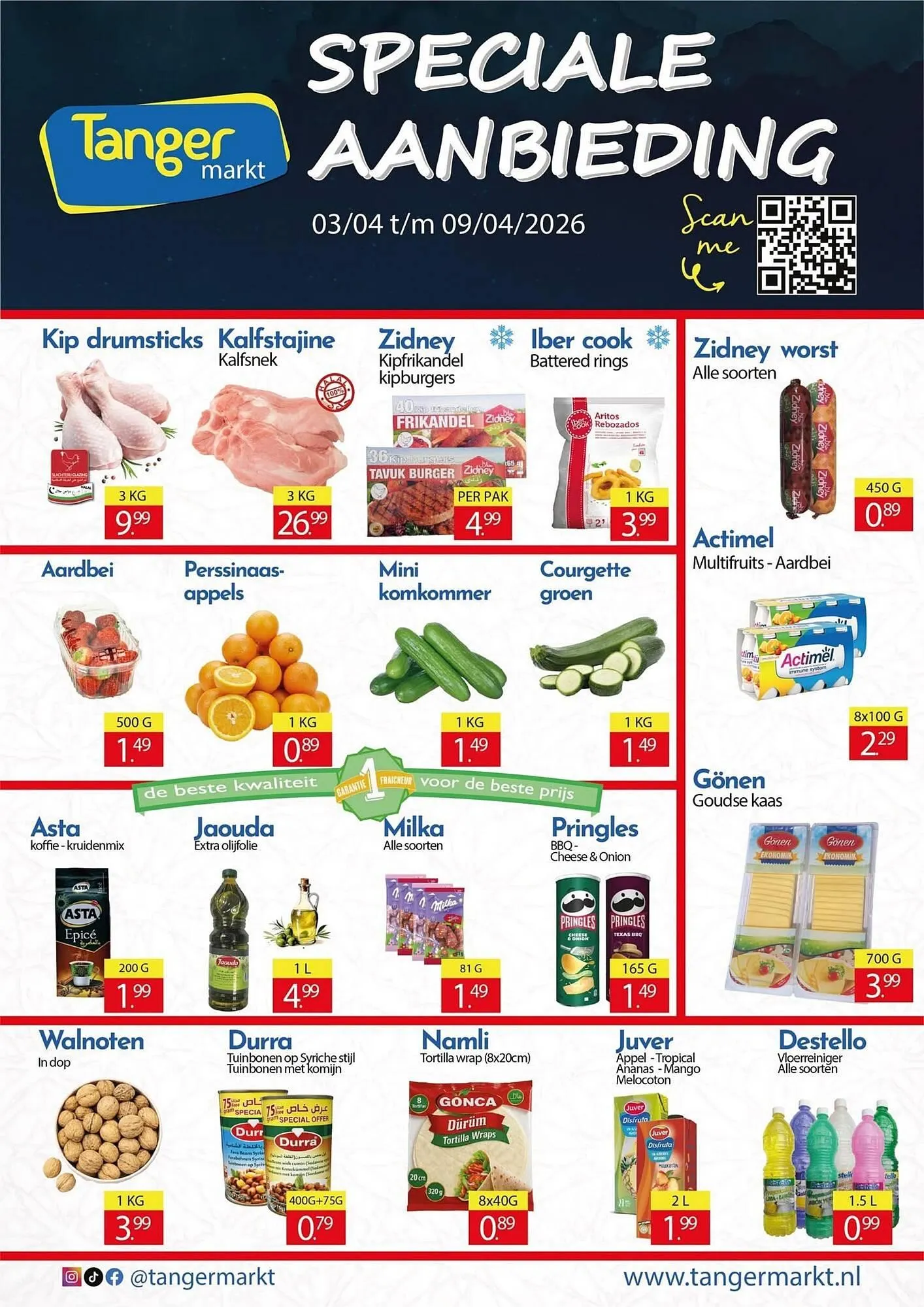 Tanger Markt folder van 3 april tot 9 april 2026 - folder pagina 1