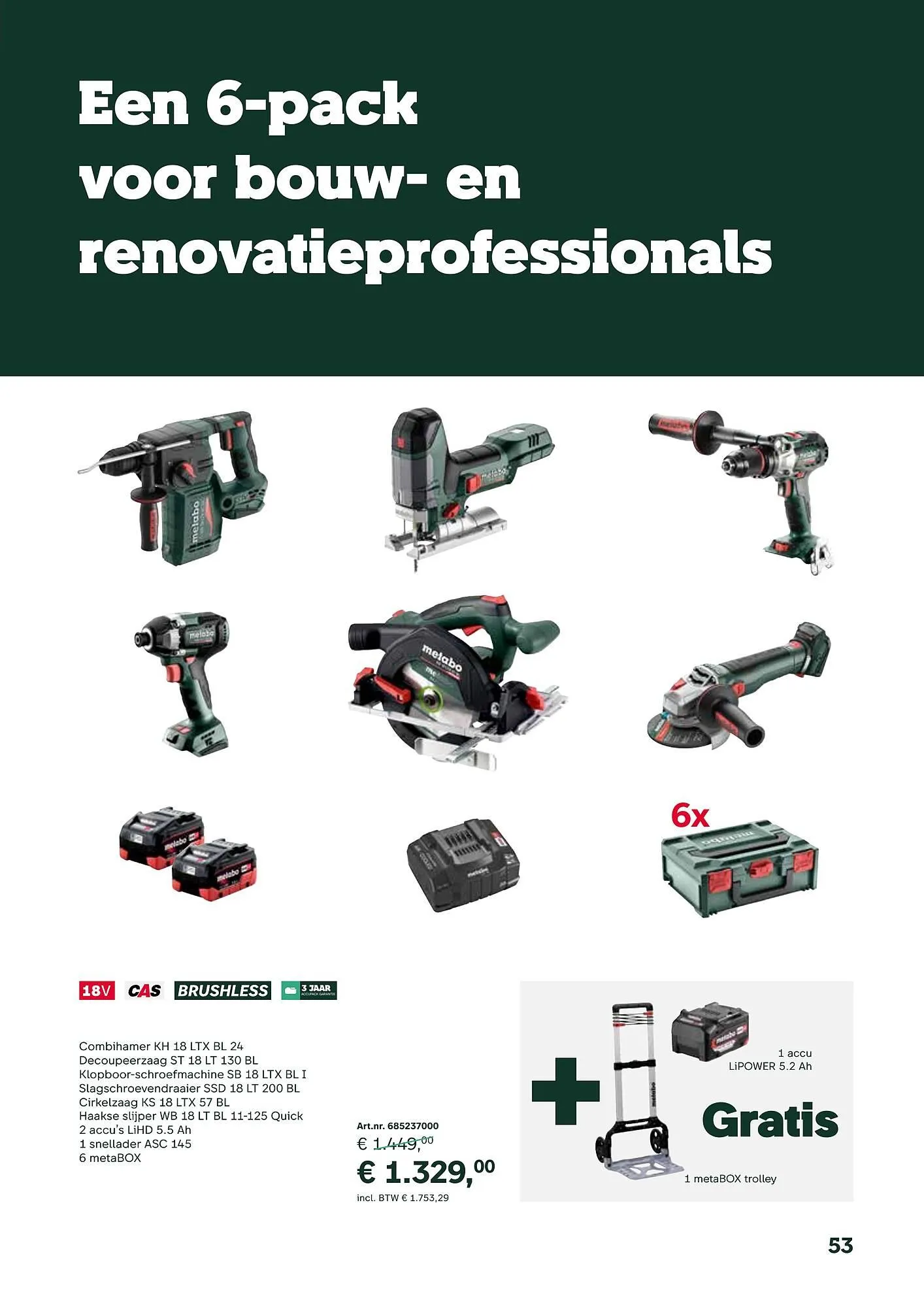 Metabo folder van 17 september tot 31 maart 2026 - folder pagina 53