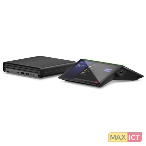 HP Presence Small Space Solution w/Microsoft Teams Rooms Desktop Intel® Core™ i5 i5-10500T 8 GB DDR4-SDRAM 256 GB SSD Windows 10 IoT Enterprise PC Zwart