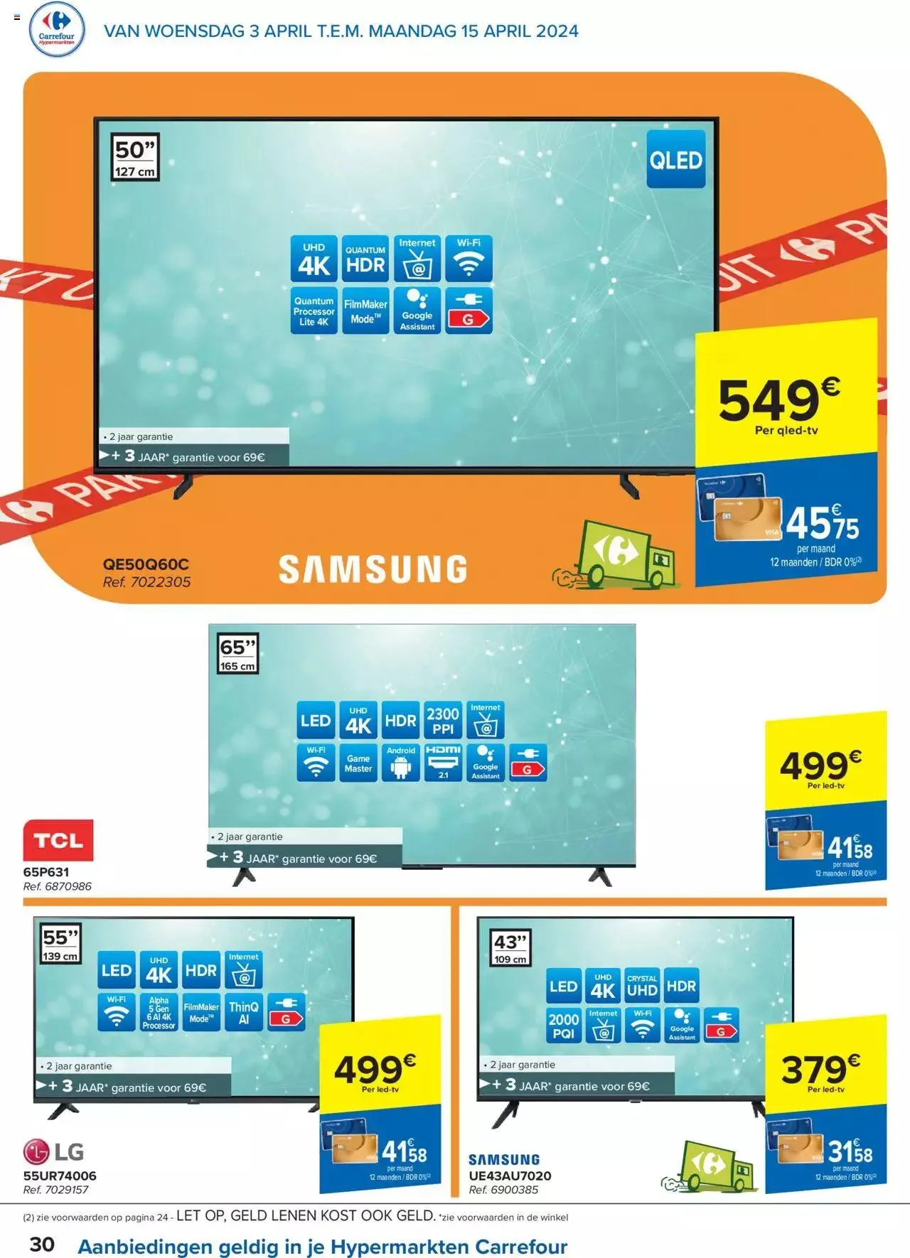 Carrefour folder week 14/15 van 15 april tot 31 december 2024 - folder pagina 30