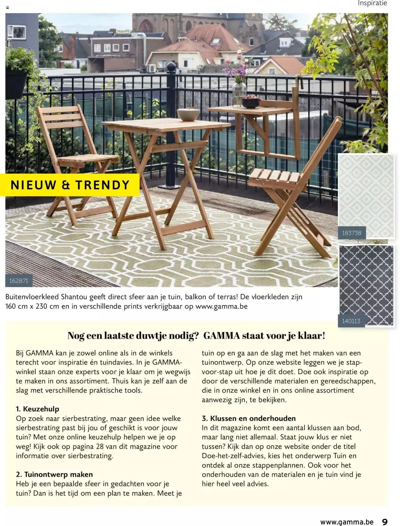 GAMMA tuinmagazine 2022 van 22 maart tot 31 december 2023 - folder pagina 9