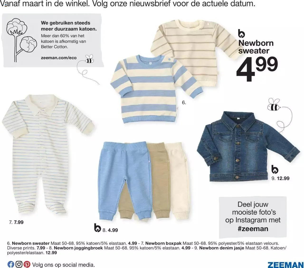 Zeeman babycollectie folder van 1 januari tot 31 december 2023 - folder pagina 11