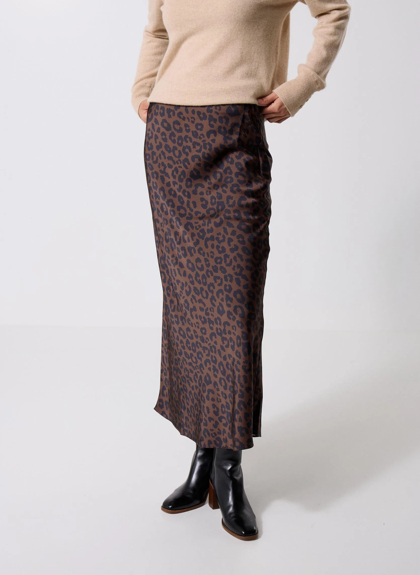 Lange rokken JAKARTA dames bruin