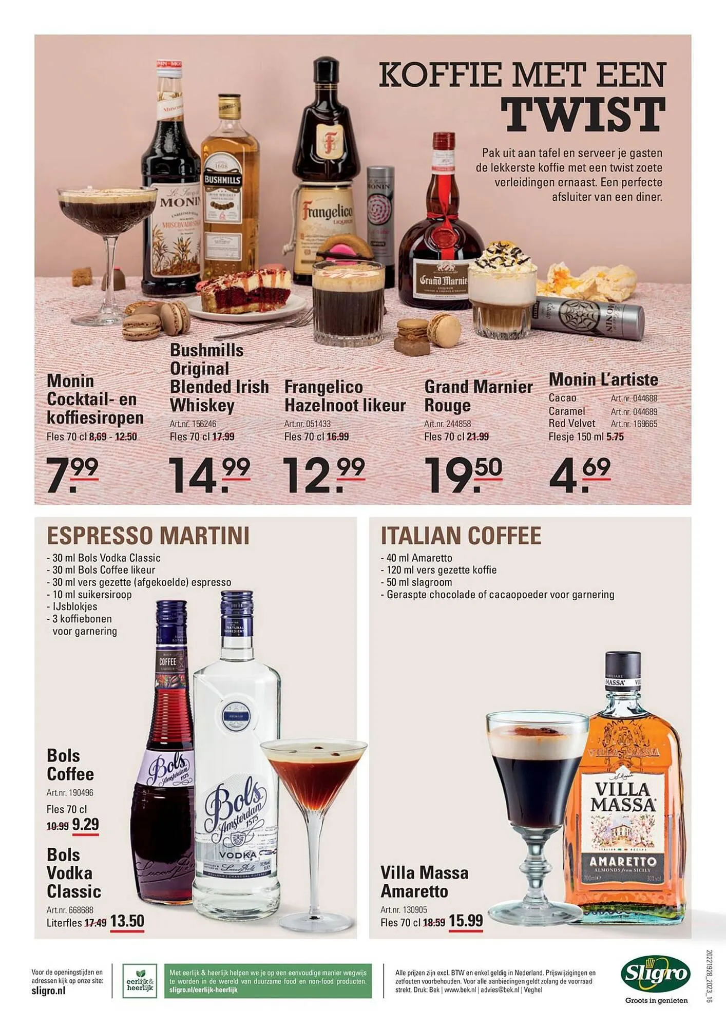 Sligro Koffie & Thee folder van 16 november tot 4 december 2023 - folder pagina 8