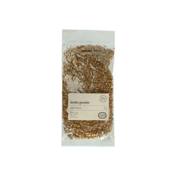 Gemberwortel gesneden, biologisch, 75 g