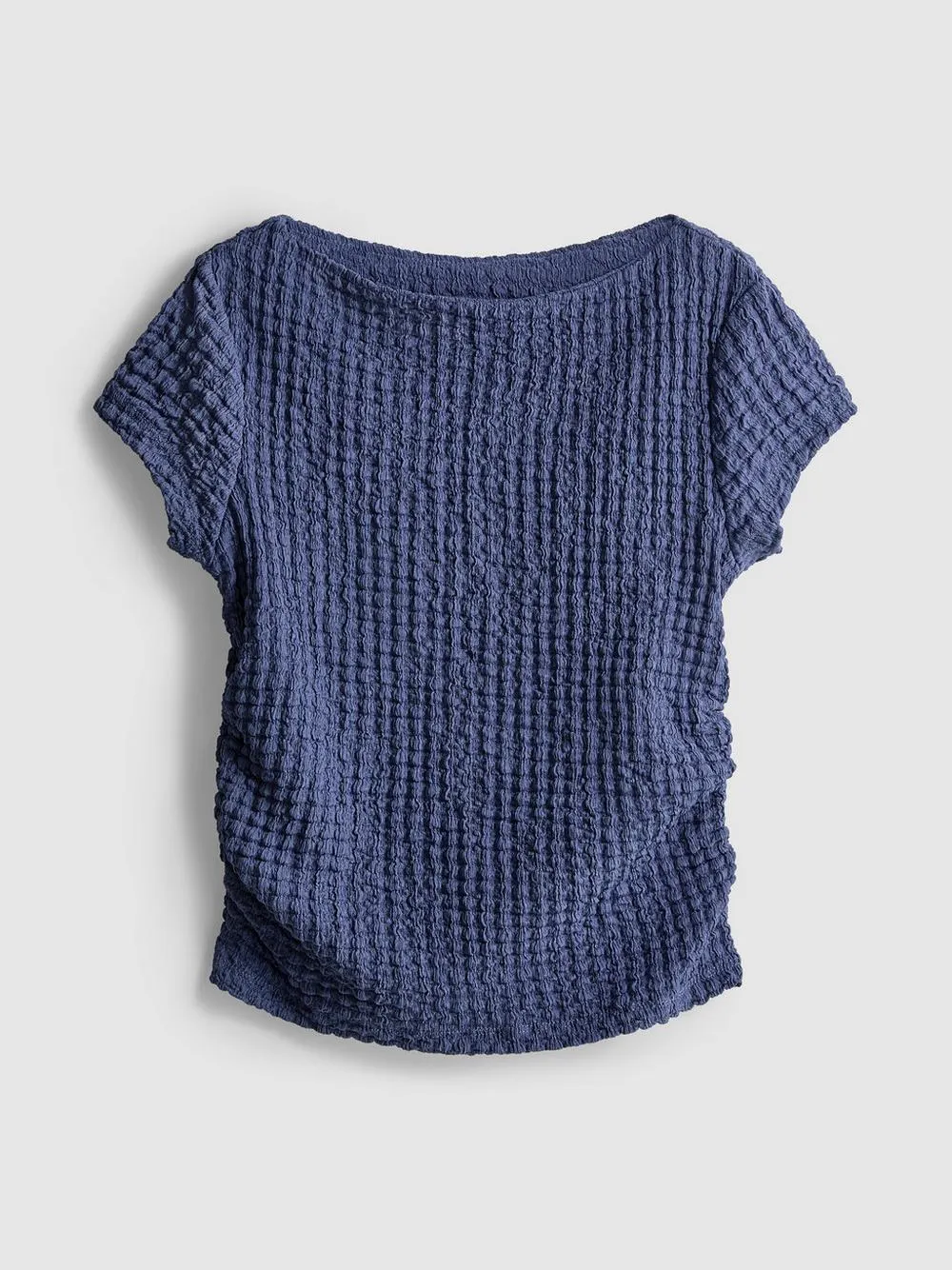 7-15 ans | T-shirt froncé à finitions ondulées