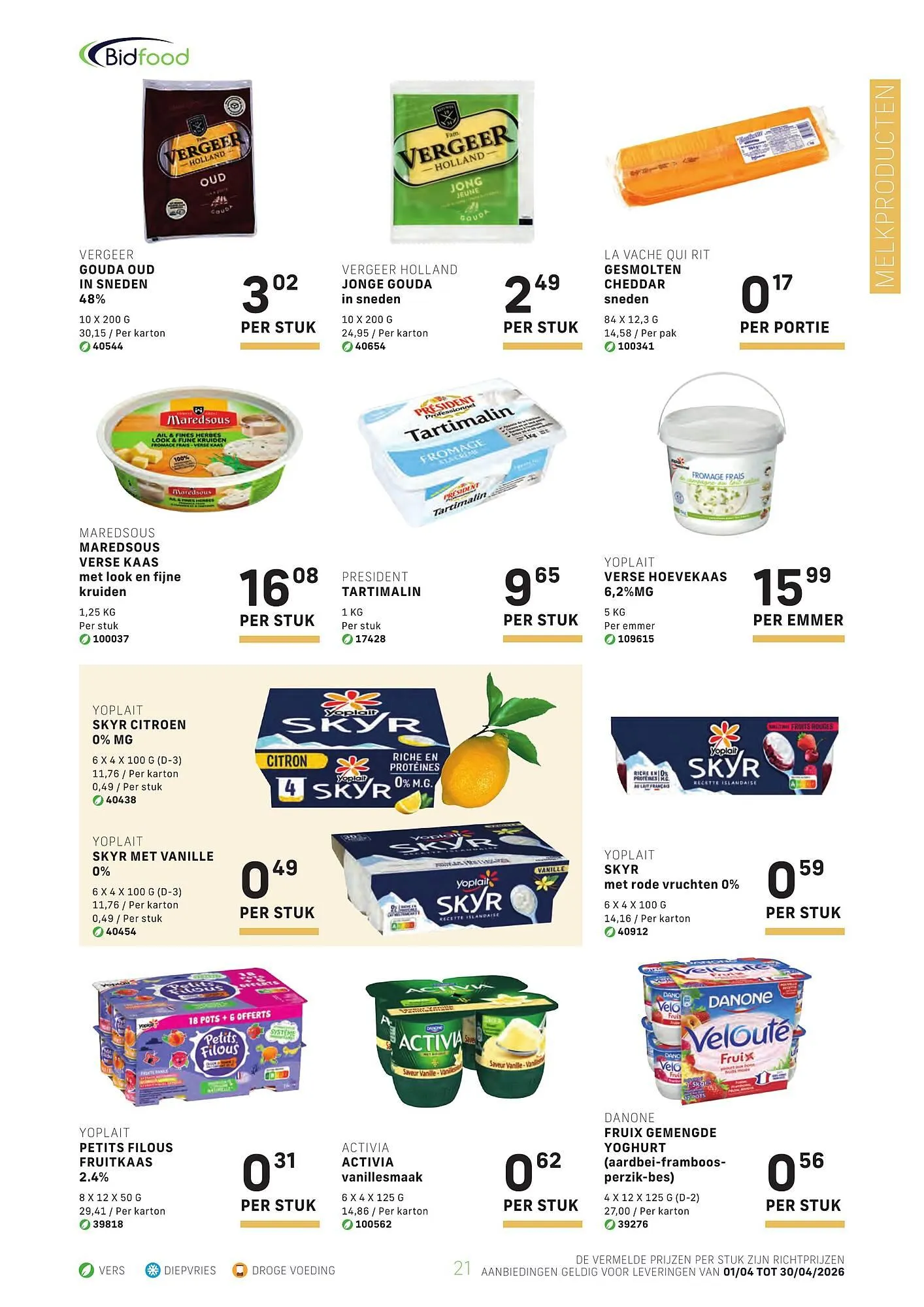 Bidfood folder van 1 april tot 30 april 2026 - folder pagina 21