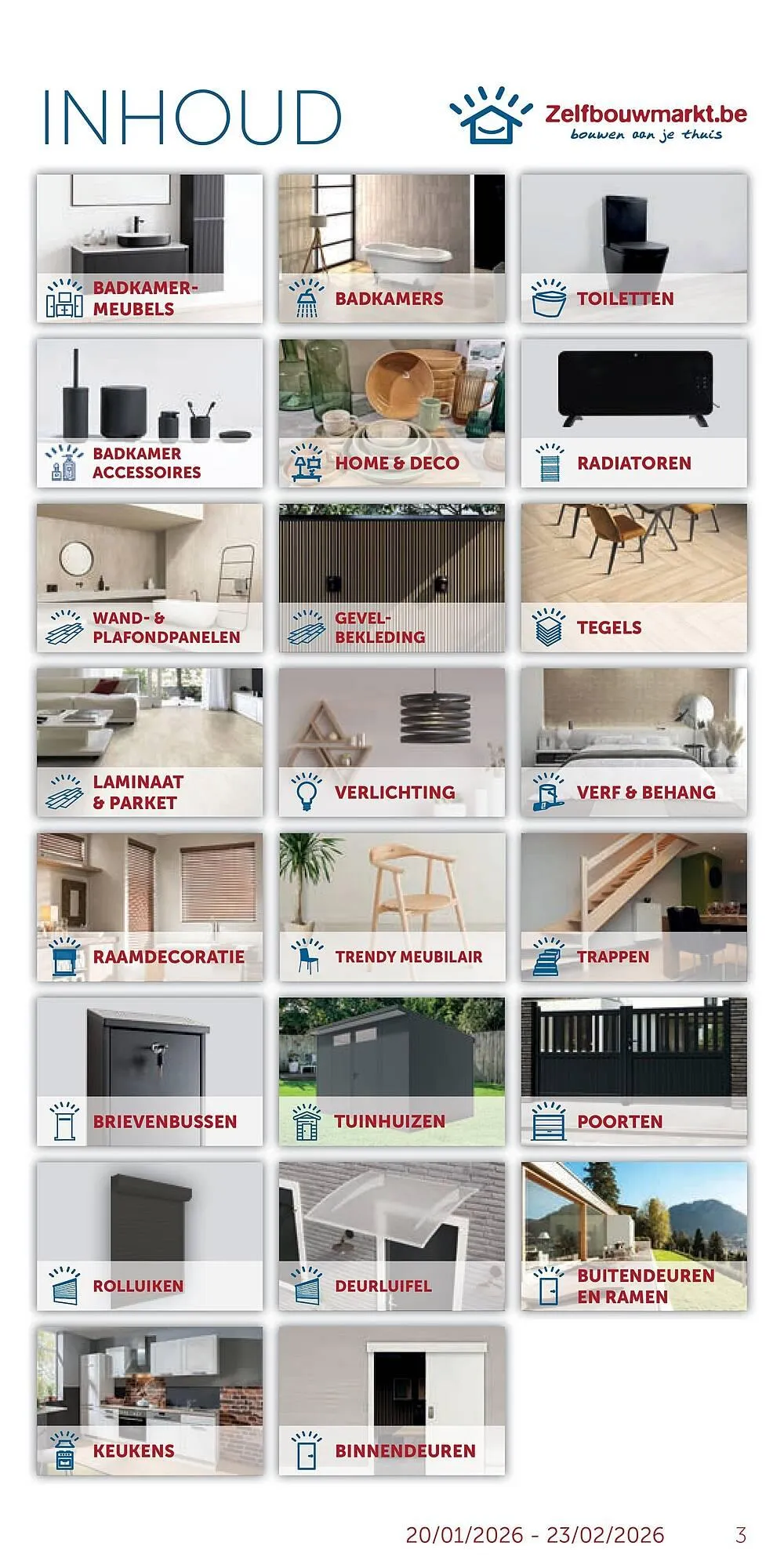 Zelfbouwmarkt folder van 20 januari tot 23 februari 2026 - folder pagina 3