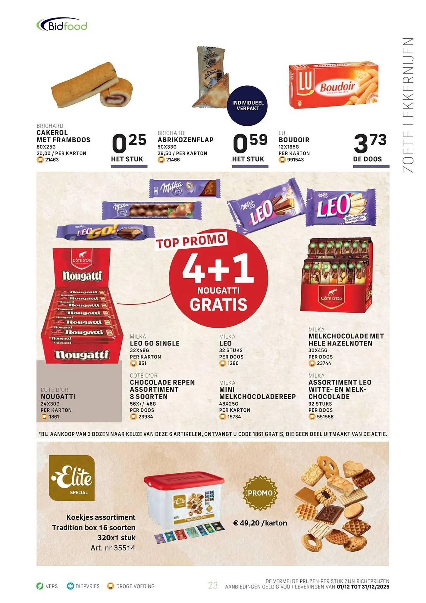 Bidfood magazine van 2 december tot 31 december 2025 - folder pagina 23