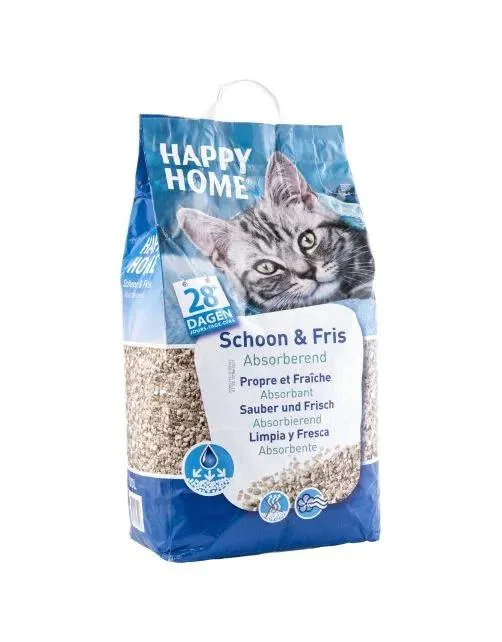 Happy Home Schoon & Fris Absorberend - Kattenbakvulling - 20 l