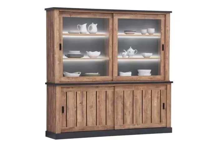 Vitrinekast Etienne 221cm