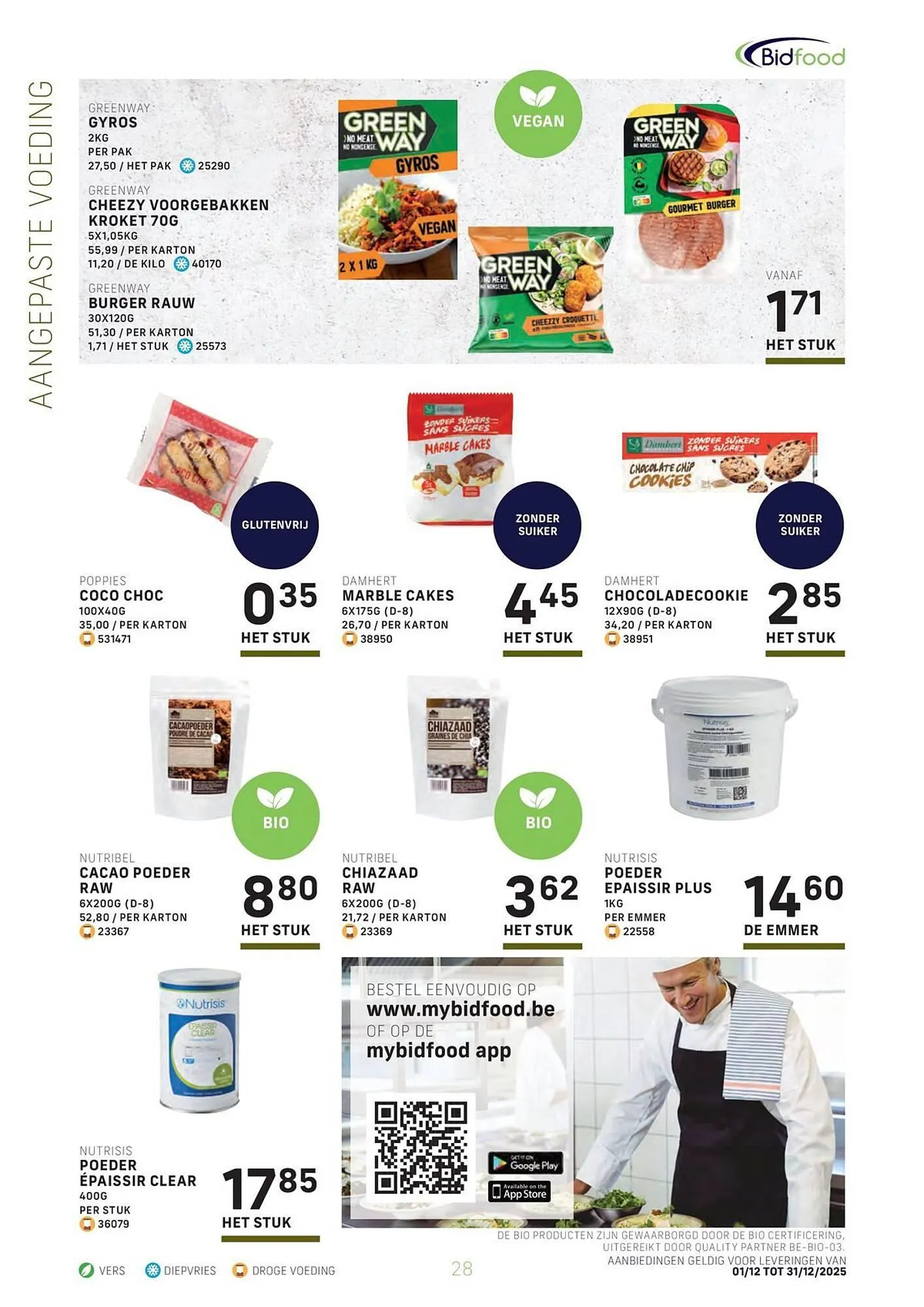 Bidfood magazine van 2 december tot 31 december 2025 - folder pagina 28