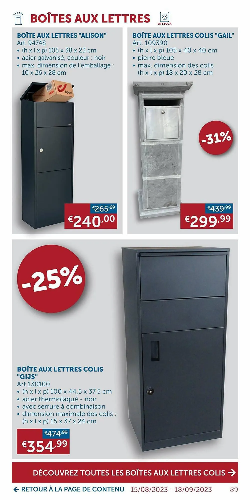 Zelfbouwmarkt folder van 19 september tot 16 oktober 2023 - folder pagina 89