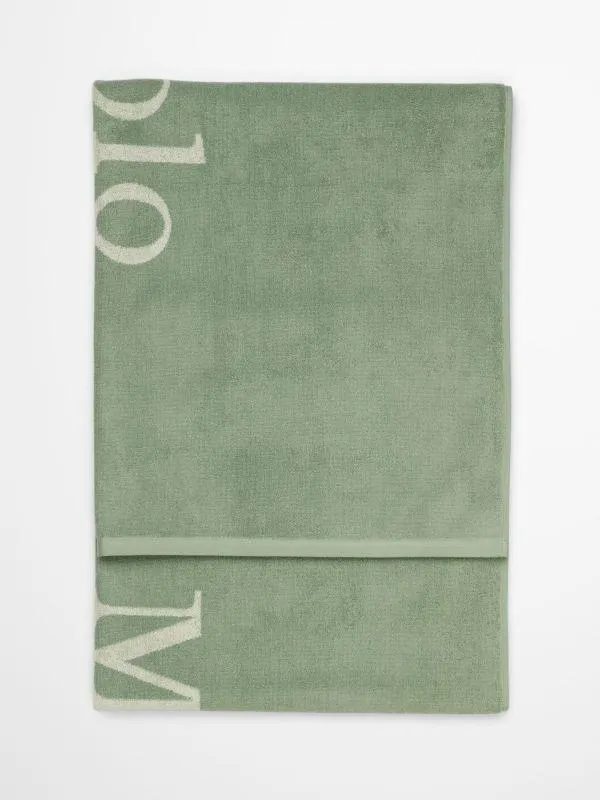 Marc O'Polo Statement Beach sage green Badhanddoek