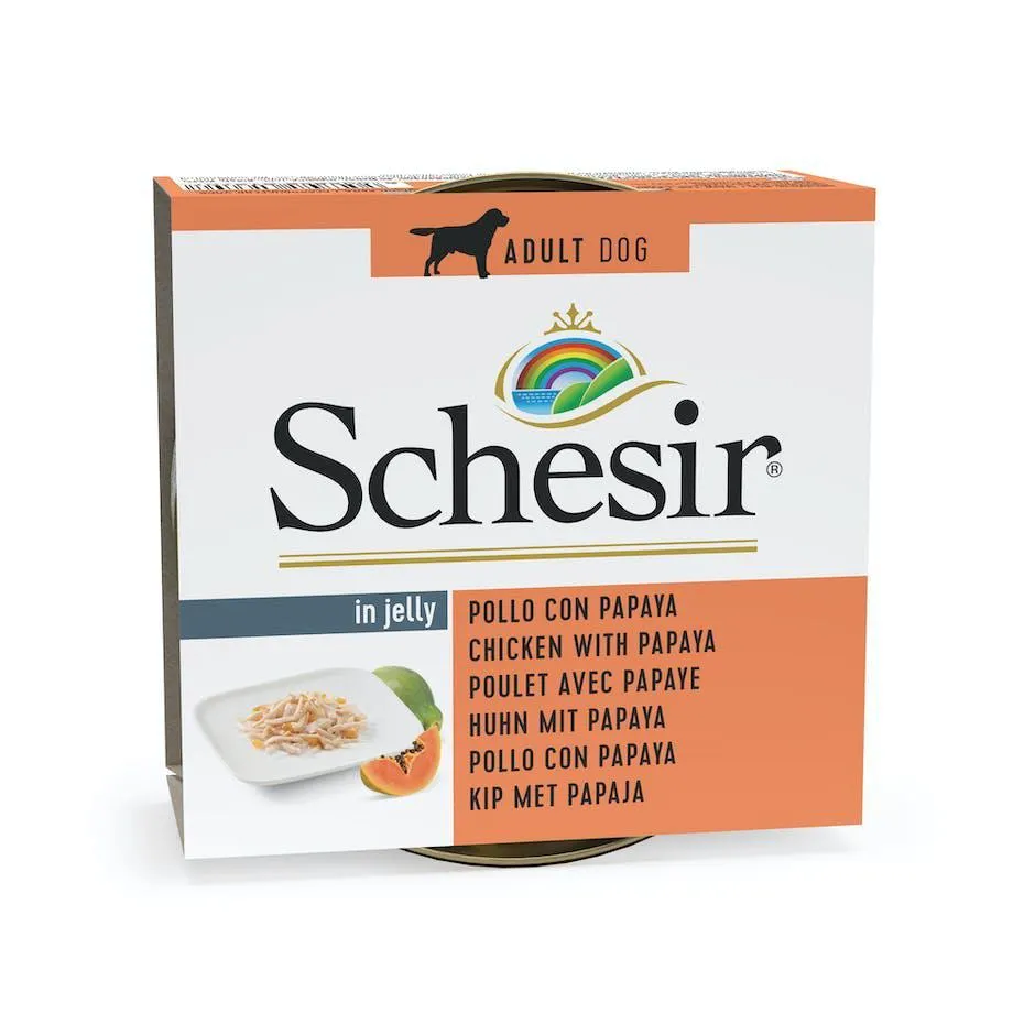 Schesir Dog 150g - KIP & PAPAYA (fruit)