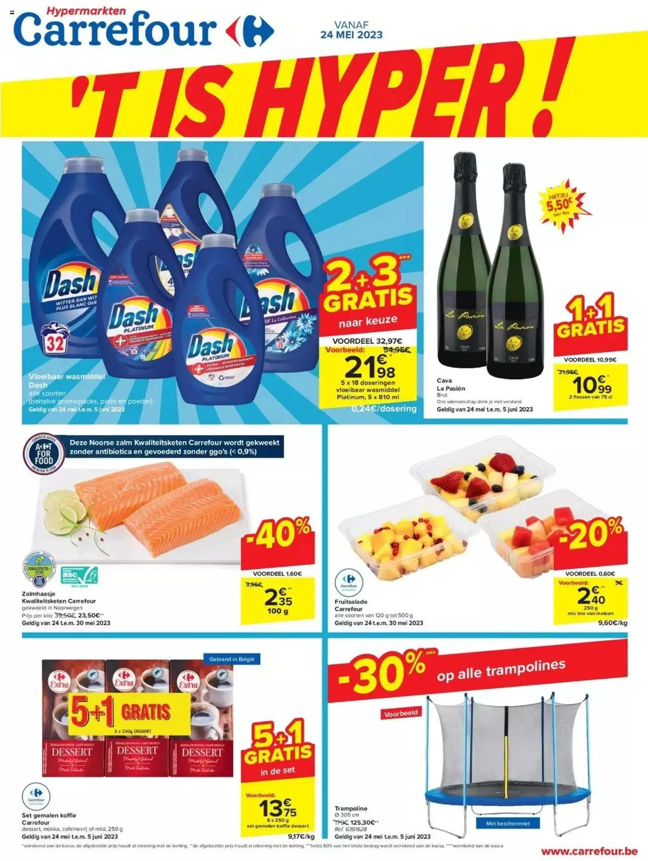 Carrefour folder week 21 van 30 mei tot 31 december 2023 - folder pagina 1