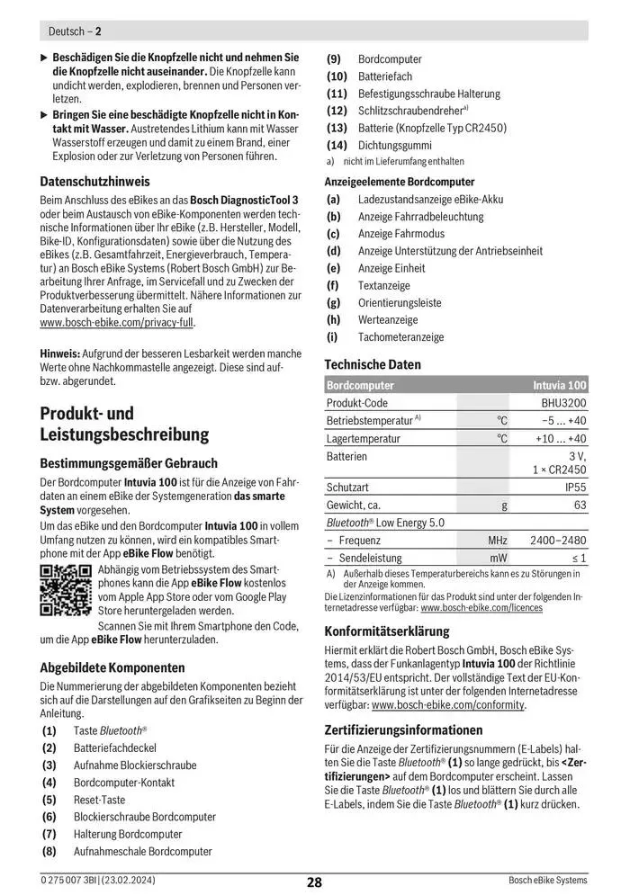 Electric Bike Manual van 12 februari tot 12 augustus 2025 - folder pagina 28