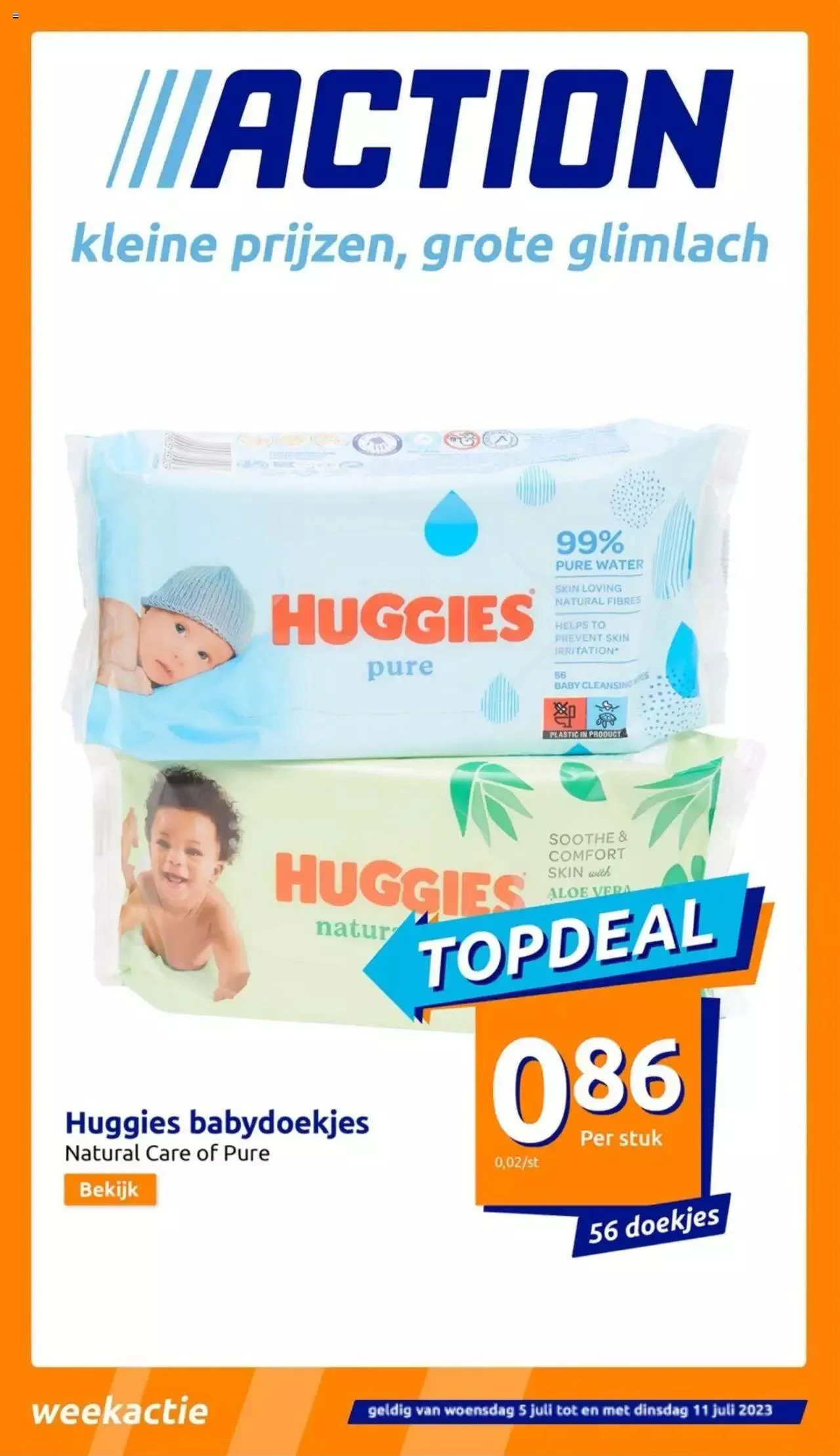 Action - Action folder van 11 juli tot 31 december 2023 - folder pagina 1