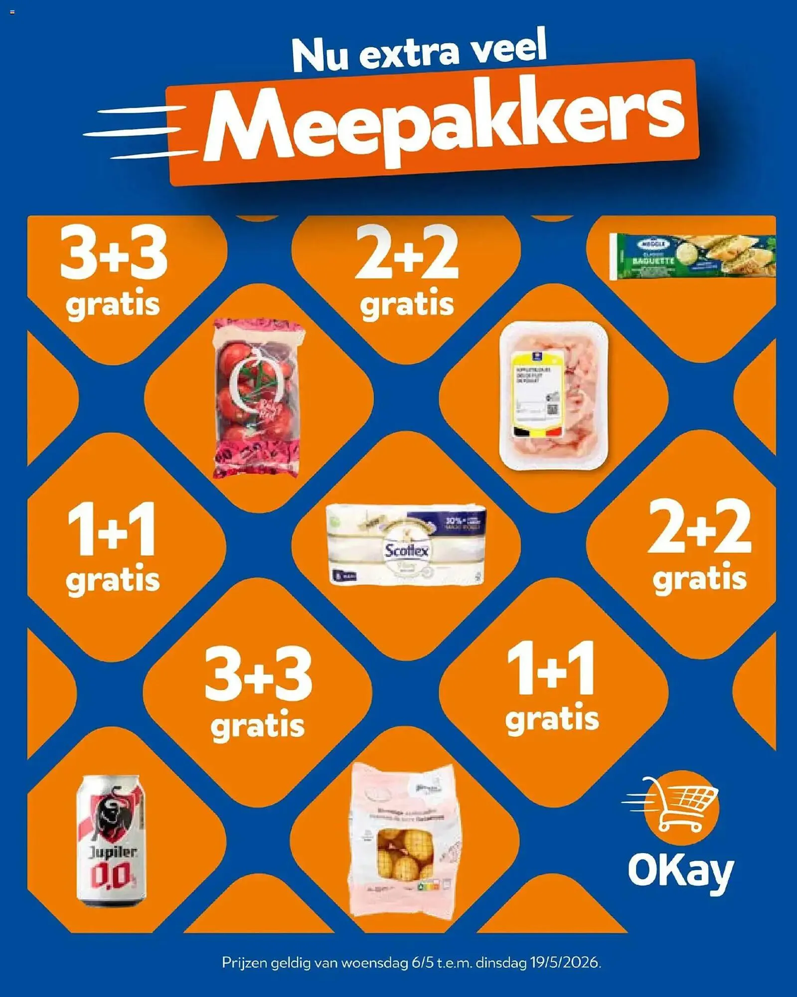OKay folder van 6 mei tot 19 mei 2026 - folder pagina 1