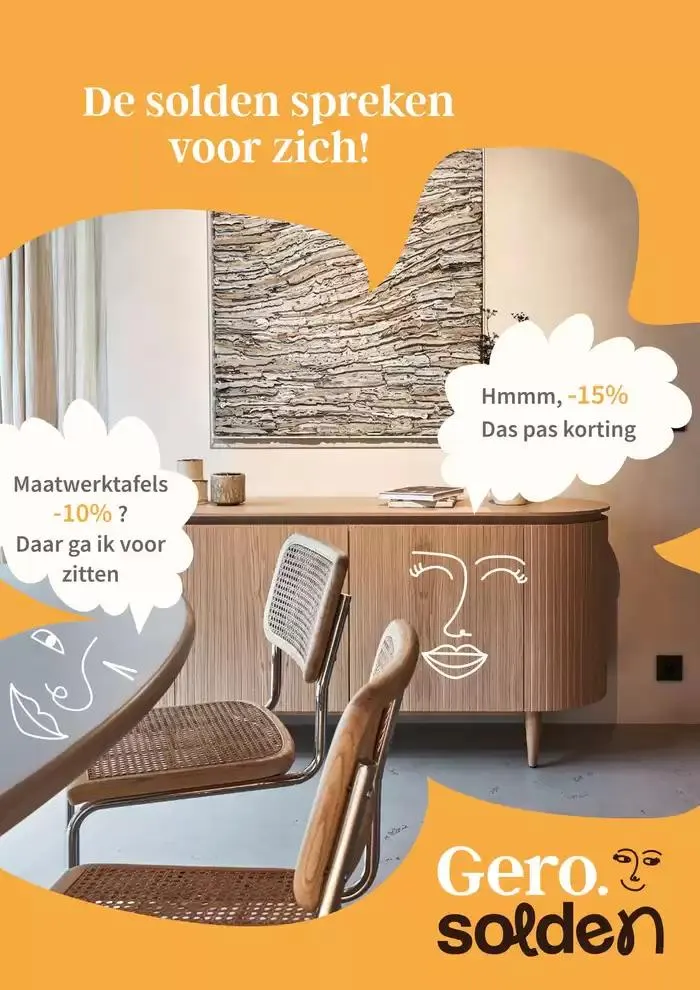 De Solden Spreken Voor Zich! van 31 januari tot 30 april 2025 - folder pagina 1